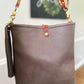 Hobo Bucket in Elephant Vachetta