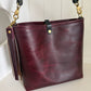 Hobo Bucket in Plum Noir Horween Horse Leather