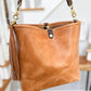 Hobo Bucket in Light Natural Horween Derby