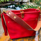 Bennett “shorty” Bucket in Ruby Vachetta