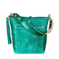 Bennett Bucket in Teal Full Grain Leather