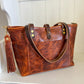 East-West Tote in Maple Glazed Bison