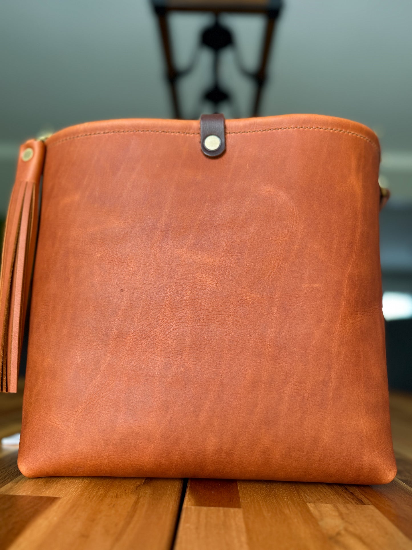 Bennett Bucket in Tawny Full Grain Leather