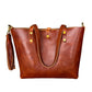 Medium Tote in Cherry Veg Tan