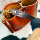 Hobo Bucket in Dark Ginger Vachetta