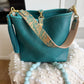 Hobo Bucket in Blue Moon Bison w/Candy Strap