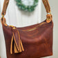 NEW Heidi Hobo Sling in Maple Cherry Shrunken Bison
