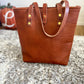 Tall Tote in Horween Montana Cognac