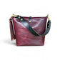 Hobo Bucket in Plum Noir Horween Horse Leather