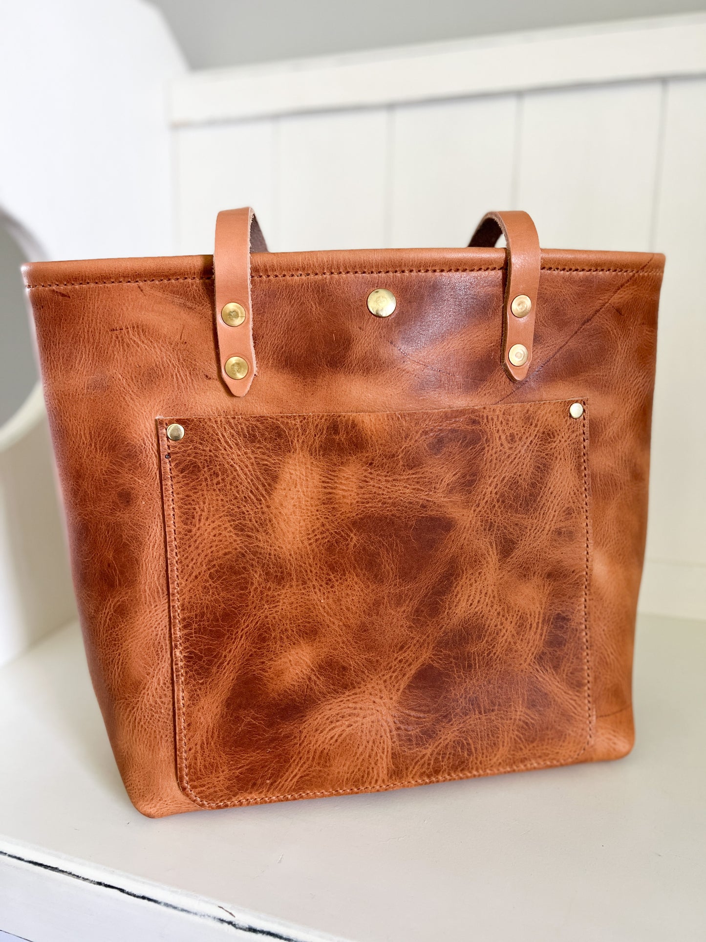 Classic Tote in Horween Natural Derby