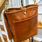 Bennett Bucket in Miel Cuoio Italian Leather w/Candy Strap