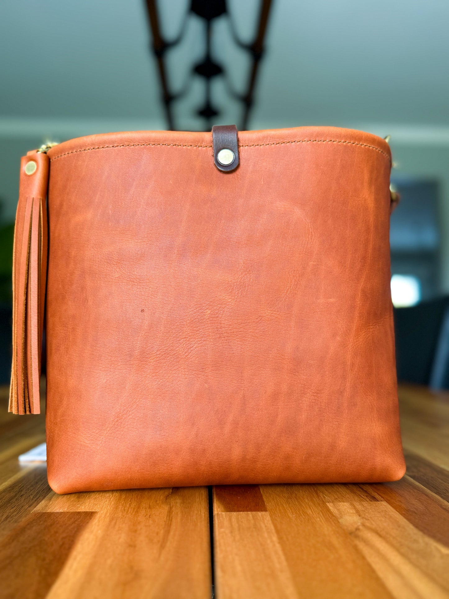 Bennett Bucket in Tawny Full Grain Leather