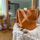 Hobo Bucket in Natural Vachetta
