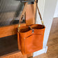 Bennett Bucket in Ginger Vachetta