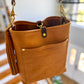 Bennett Bucket in Biscotti Italian Vegetable Tanned Leather