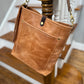 Bennett Bucket in Light Natural Derby Horween