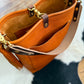 Bennett Bucket in Ginger Vachetta