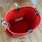 Bennett Bucket in Chili Pepper Full Grain Leather