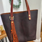 Classic Tote in Espresso Kodiak Full Grain Leather