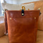 Bennett Bucket in Full Grain Toffee Vegetable Tanned Leather