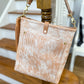 Bennett Bucket in Vintage Natural Vachetta