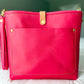Bennett “shorty” Bucket in Fuscia Vachetta (non-milled)