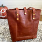 Tall Tote in Horween Montana Cognac