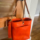 Bennett Bucket in Mandarin Vachetta