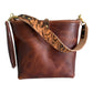 Hobo Bucket in Horween Brown Nut Dublin w/Candy Strap