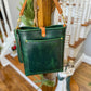 Bennett Bucket in Emerald Horween Puttman Leather