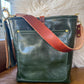 Bennett Bucket in Pine Cuoio Italian Leather