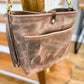 Bennett “shorty” Bucket in Horween Krypto Vetiver Leather