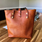 Tall Tote in Horween Montana Cognac