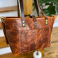 East-West Tote in Maple Glazed Bison