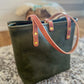 Classic Tote in Olive Italian Vachetta