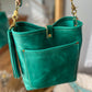 Bennett Bucket in Teal Full Grain Leather