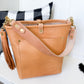 Bennett Bucket in Natural Vachetta (non-milled)