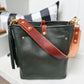 Bennett Bucket in Evergreen Vachetta