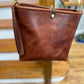 Hobo Bucket in Horween Brown Nut Dublin w/Candy Strap