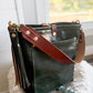 Bennett Bucket in Pine Cuoio Italian Leather