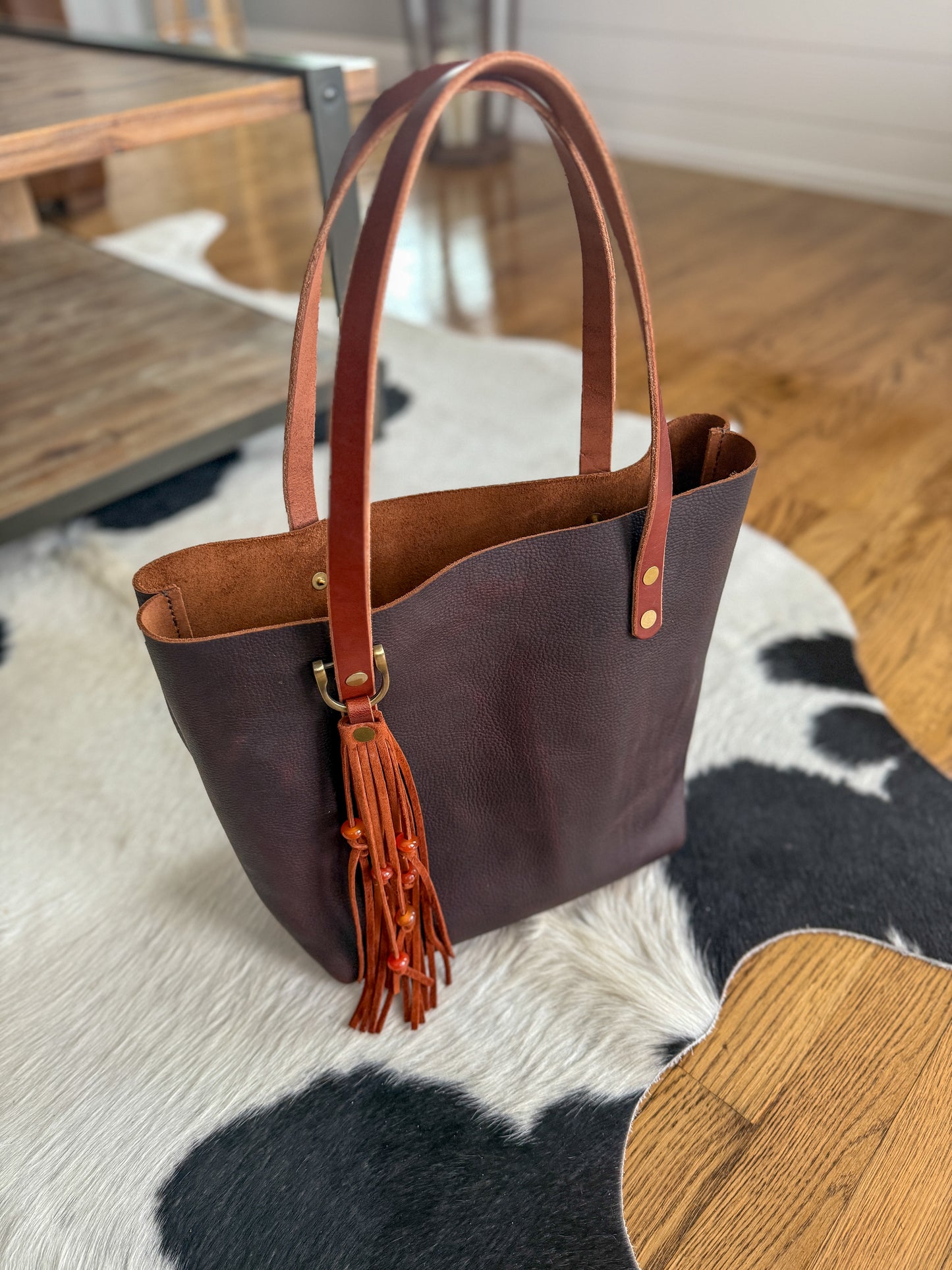Classic Tote in Espresso Kodiak Full Grain Leather