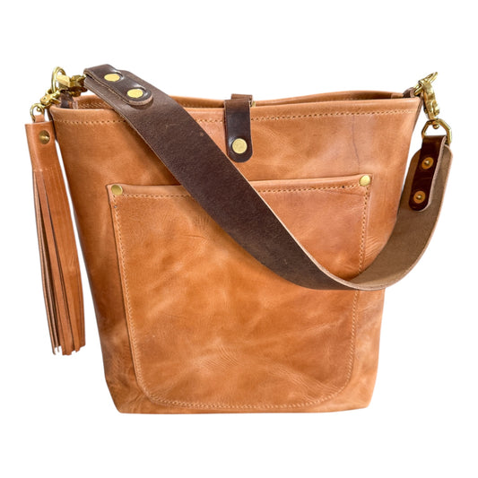 Bennett Bucket in Light Natural Derby Horween