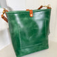 Bennett Bucket in Shamrock Green Full Grain Leather