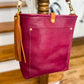 Bennett Bucket in Vachetta Lilac