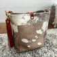 Bennett Bucket in Vintage Cowhide