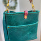 Bennett “shorty” Bucket in Blue Moon Bison w/Candy Strap
