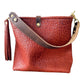 Hobo Bucket in Chestnut Full Grain Bison Leather