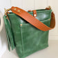 Bennett Bucket in Shamrock Green Full Grain Leather