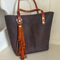Classic Tote in Espresso Kodiak Full Grain Leather