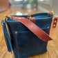 Bennett Bucket in Horween Cobalt Derby Veg Tan Leather